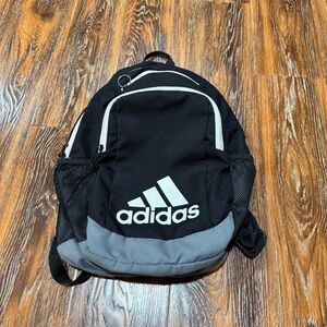 Adidas Black & White Logo 3 Stripe Backpack for Men / Boys Girls Women's Bag